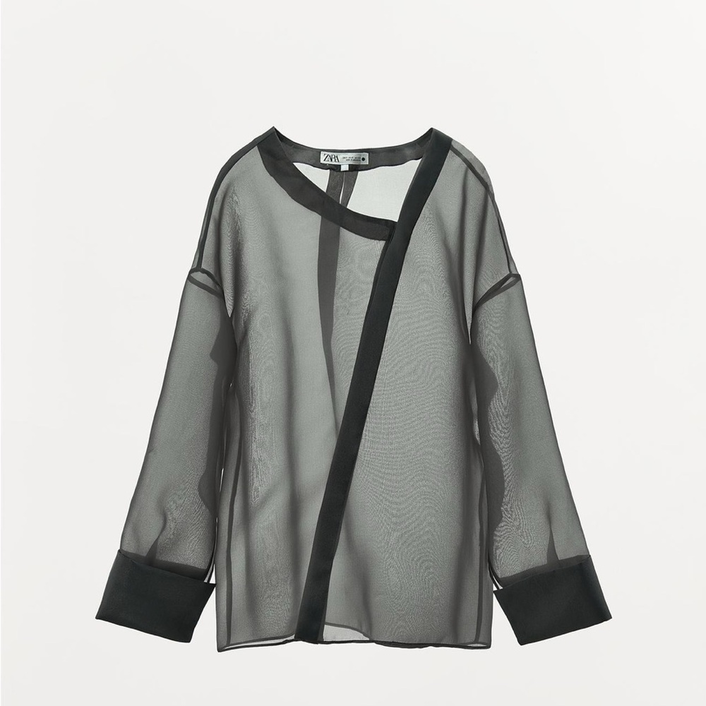 Zara organza shirt from ZW collection